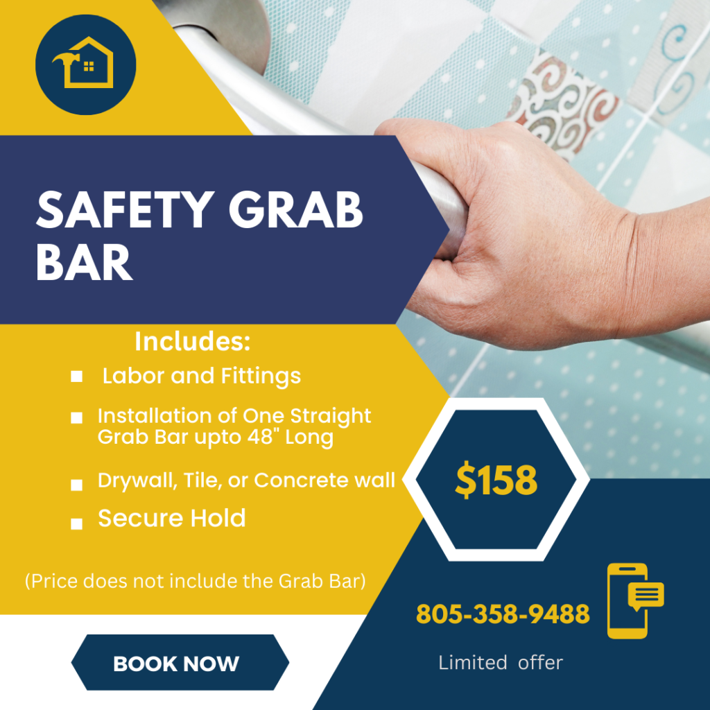 Price to install a safety grab bar $158, Punta Gorda FL.